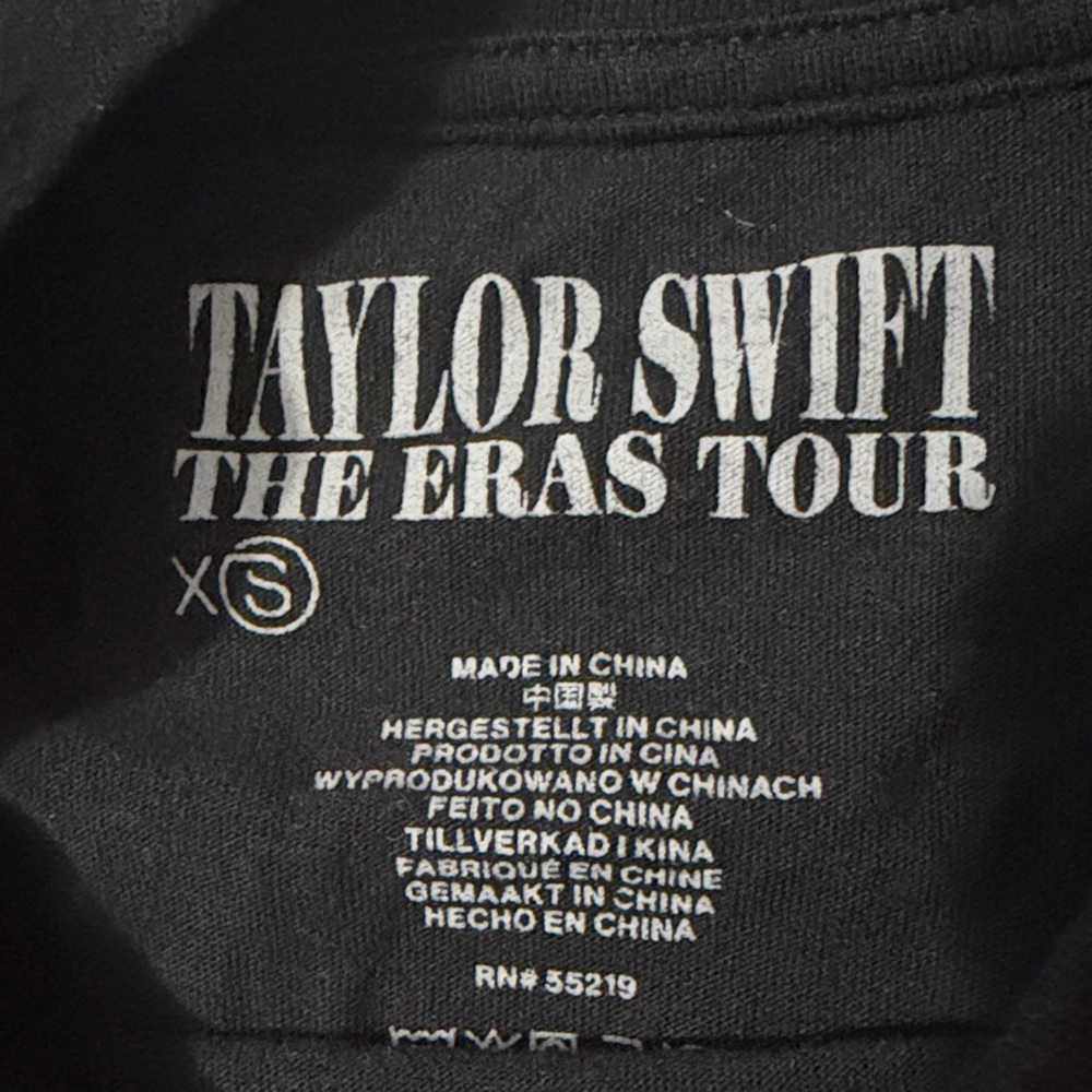 Taylor Swift Black Graphic Eras Tour Tee - Multicolor Portraits - Picture 7 of 9